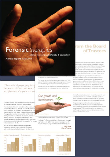 Forensic Therapies annual report